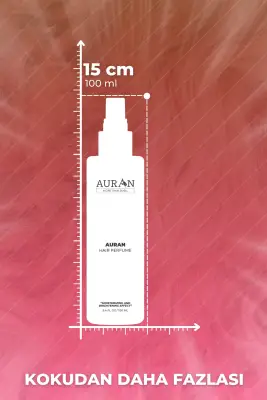 Auran 2'li Çok Sevilen Favori Saç Parfümü Besleyici ve Onarıcı Saç Bakım Spreyi Seti Hair Perfume 2x 100ml - 3