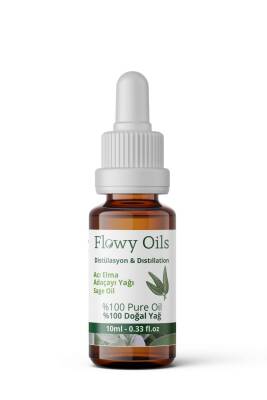 Flowy Oils Acı Elma Adaçayı Yağı %100 Doğal Bitkisel Uçucu Yağ Sage Oil 10ml - 1