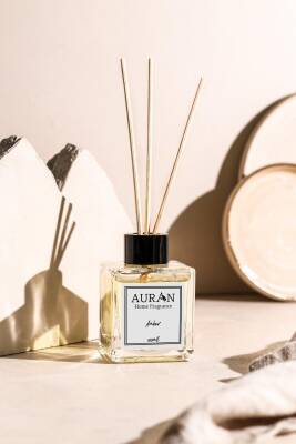 Amber Çubuklu Oda Kokusu Bambu Kokusu Kare Şişe Amber Reed Diffuser 100ml - 1