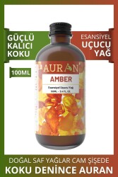 Amber Esansiyel Uçucu Koku Yağı Difüzör Esansı Buhurdanlık Yağı Aromaterapi Yağı 100ml - 1