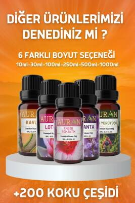 Amber Esansiyel Uçucu Koku Yağı Difüzör Esansı Buhurdanlık Yağı Aromaterapi Yağı 100ml - 8