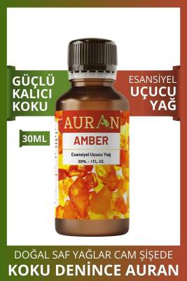 Amber Esansiyel Uçucu Koku Yağı Ortam Kokusu Doğal Yağ Sihirli Küre Hobi Esansı 30ml - 1