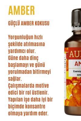 Amber Esansiyel Uçucu Koku Yağı Ortam Kokusu Doğal Yağ Sihirli Küre Hobi Esansı 30ml - 2