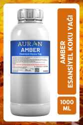 Auran Amber Esansiyel Uçucu Yağ Esans Koku Yağı Hobi Esans Mum Sabun Oda Kokusu 1000ml - 1