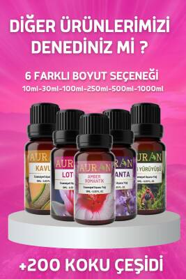 Amber Romantik Esansiyel Uçucu Koku Yağı Difüzör Esansı Buhurdanlık Yağı Aromaterapi Yağı 10ml - 8