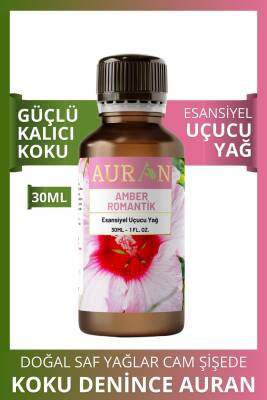 Amber Romantik Esansiyel Uçucu Koku Yağı Difüzör Esansı Buhurdanlık Yağı Aromaterapi Yağı 30ml - 1