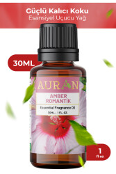 Amber Romantik Esansiyel Uçucu Koku Yağı Difüzör Esansı Buhurdanlık Yağı Aromaterapi Yağı 30ml - 1