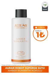 Amber Romantik Kokulu Akıllı Robot Süpürge Suyu, Mop Suyu Yüzey Temizleyici Robot Deterjanı 250ml - 1