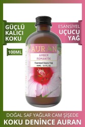 Amber Romantik Esansiyel Uçucu Koku Yağı Difüzör Esansı Buhurdanlık Yağı Aromaterapi Yağı 100ml - 1