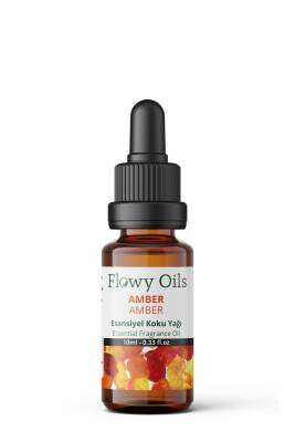 Flowy Oils Amber Saf Esansiyel Uçucu Koku Yağı Esans Buhurdanlık Yağı Difüzör Esansı Fragrance 10ml - 2