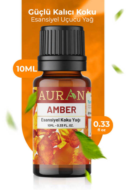 Amber Esansiyel Uçucu Koku Yağı Difüzör Esansı Buhurdanlık Yağı Aromaterapi Yağı 10ml - 1