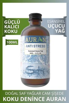 Anti Stress Esansiyel Uçucu Koku Yağı Difüzör Esansı Buhurdanlık Yağı Aromaterapi Yağı 100ml - 1