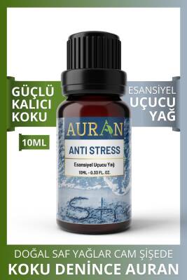 Anti Stress Esansiyel Uçucu Koku Yağı Difüzör Esansı Buhurdanlık Yağı Aromaterapi Yağı 10ml - 1