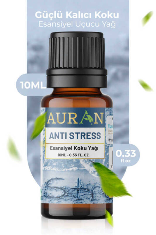 Anti Stress Esansiyel Uçucu Koku Yağı Difüzör Esansı Buhurdanlık Yağı Aromaterapi Yağı 10ml - 1