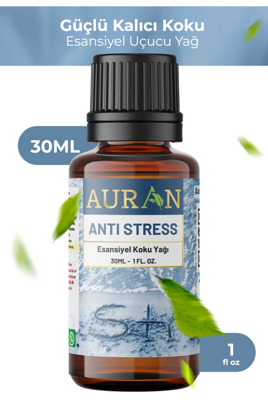 Anti Stress Esansiyel Uçucu Koku Yağı Difüzör Esansı Buhurdanlık Yağı Aromaterapi Yağı 30ml - 1