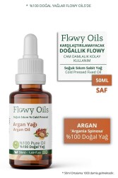 Flowy Oils Argan Yağı %100 Doğal Bitkisel Sabit Yağ Argan Oil 50ml - 1