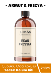 Auran Armut & Frezya Yedek Çubuklu Oda Ve Ortam Kokusu Esansı Yedek Dolum Pear Fressia 250ml - 1