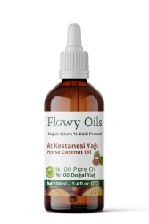 Flowy Oils At Kestanesi Yağı %100 Doğal Bitkisel Sabit Yağ Horse Chestnut Oil 100ml - 2