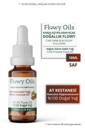 Flowy Oils At Kestanesi Yağı %100 Doğal Bitkisel Sabit Yağ Horse Chestnut Oil 10ml - 1