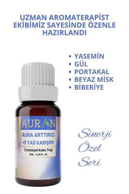 Auran Aura Arttırıcı Sinerji Karışım Esansiyel Uçucu Yağ Buhurdanlık Yağı Aromaterapi Difüzör - 2