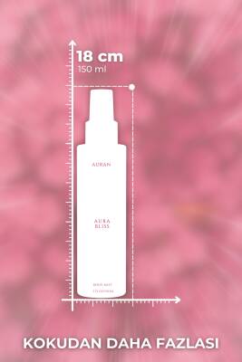 Aura Bliss Parfümlü Kadın Vücut Spreyi Vücut Kokusu Vücut Misti Body Mist Spray 150ml - 5