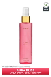 Aura Bliss Parfümlü Kadın Vücut Spreyi Vücut Kokusu Vücut Misti Body Mist Spray 150ml - 1