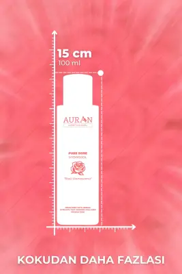 Auran Auran Saf Gül Hidrosolü, Cilt Bakım Toniği Pure Rose Hydrosol 100ml - 2