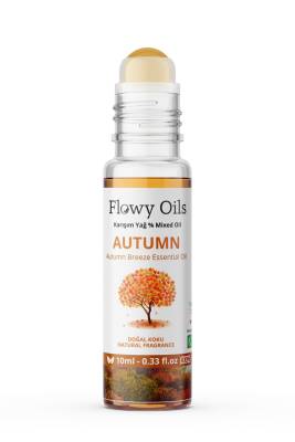 Flowy Oils Autumn Doğal Karışım Esansiyel Yağ Uçucu Yağ Karışımı Etkili Koku, Esans Doğal Roll-on 10ml - 2