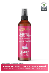 Auran Bebek Pudrası Uyku Ve Yastık Spreyi Rahatlatıcı Uyku Ve Dinlenme Spreyi Sleep And Pıllow Spray 50ml - 1