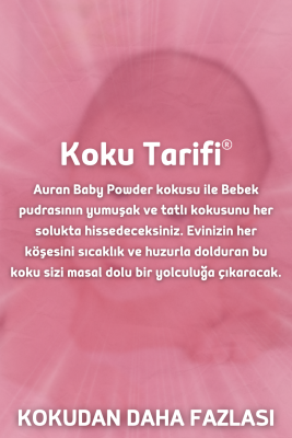 Auran Bebek Pudrası Yedek Çubuklu Oda Ve Ortam Kokusu Esansı Yedek Dolum Şişe Baby Powder 250ml - 2