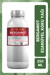 Auran Bergamot Esansiyel Uçucu Yağ Esans Koku Yağı Hobi Esans Mum Sabun Oda Kokusu 250ml - 1