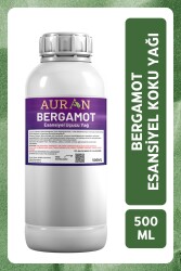 Auran Bergamot Esansiyel Uçucu Yağ Esans Koku Yağı Hobi Esans Mum Sabun Oda Kokusu 500ml - 1