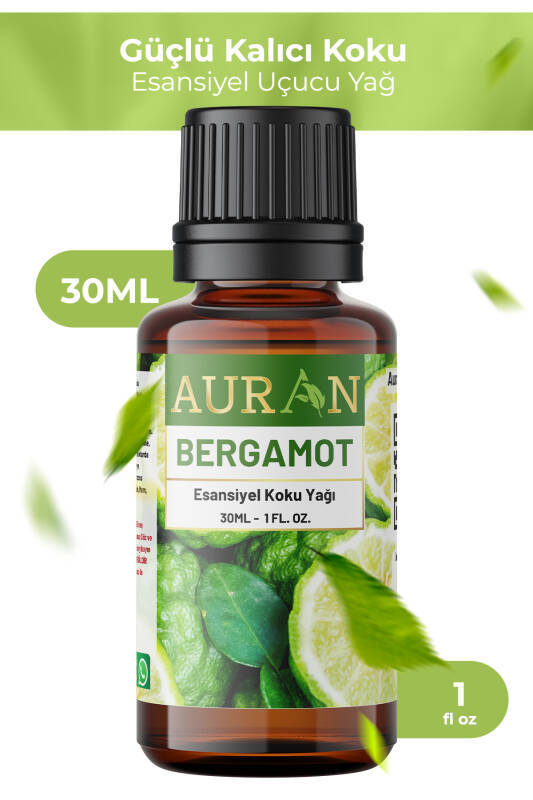 Bergamot Esansiyel Uçucu Koku Yağı Difüzör Esansı Buhurdanlık Yağı Aromaterapi Yağı 30ml - 1