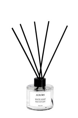 Beyaz Sabun Çubuklu Oda Kokusu Bambu Kokusu White Soup Reed Diffuser 150ml - 1