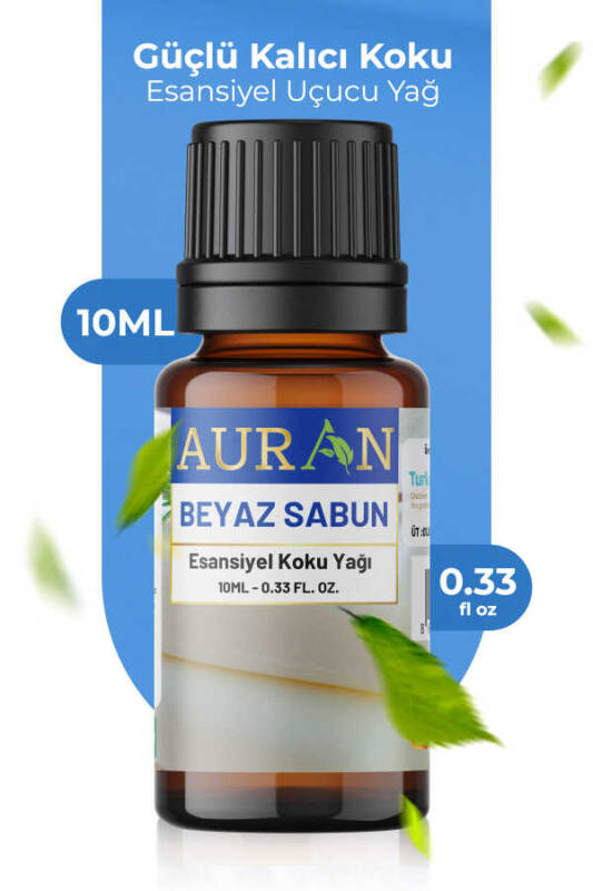 Beyaz Sabun Esansiyel Uçucu Koku Yağı Difüzör Esansı Buhurdanlık Yağı Aromaterapi Yağı 10ml - 1