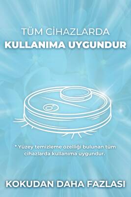 Beyaz Sabun Kokulu Akıllı Robot Süpürge Suyu, Mop Suyu Yüzey Temizleyici Robot Deterjanı 250ml - 4