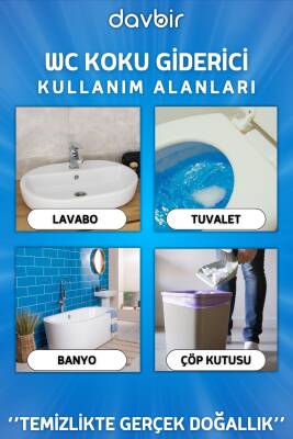 Davbir Beyaz Sabun Kokulu Wc Kötü Koku Giderici Ultra Kalıcı Yüzey Parfümü 250ml - 4