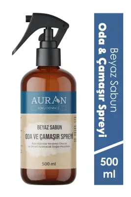 Beyaz Sabun Parfümlü Oda ve Çamaşır Spreyi Ortam ve Kumaş Kokusu White Soup Room Spray 500ml - 1