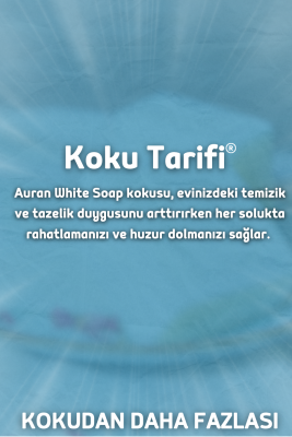 Auran Beyaz Sabun Yedek Çubuklu Oda Ve Ortam Kokusu Esansı Yedek Dolum Şişe White Soap 250ml - 2