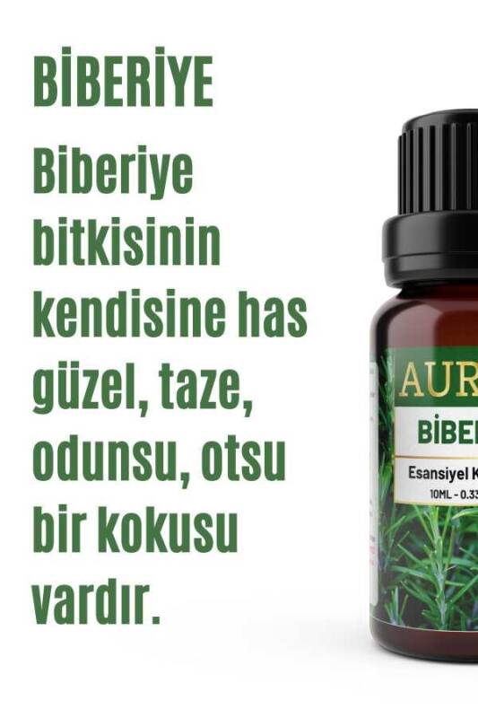 Biberiye Esansiyel Uçucu Koku Yağı Ortam Kokusu Doğal Yağ Sihirli Küre Hobi Esansı 100ml - 2