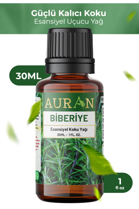 Biberiye Esansiyel Uçucu Koku Yağı Difüzör Esansı Buhurdanlık Yağı Aromaterapi Yağı 30ml - 1