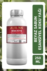 Auran Biberiye Esansiyel Uçucu Yağ Esans Koku Yağı Hobi Esans Mum Sabun Oda Kokusu 250ml - 1