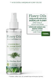 Flowy Oils Biberiye Özlü Saç Dökülme Karşıtı Saç Kökü Güçlendirici %100 Doğal Ve Bitkisel Saç Toniği 150ml - 1