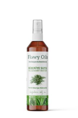 Flowy Oils Biberiye Suyu Sebum Ve Yağ Dengeleyici %100 Tam Saf Doğal Yağlı Distilasyon Hidrosöl Rosemary 50ml - 2