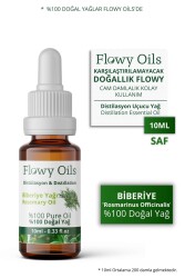 Flowy Oils Biberiye Yağı %100 Doğal Bitkisel Uçucu Yağ Rosemary Oil 10ml - 1