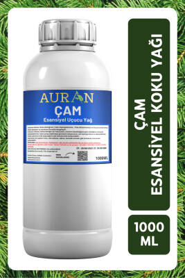 Auran Çam Esansiyel Uçucu Yağ Esans Koku Yağı Hobi Esans Mum Sabun Oda Kokusu 1000ml - 1