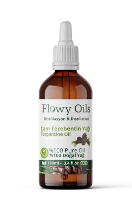 Flowy Oils Çam Terebentin Yağı %100 Doğal Bitkisel Uçucu Yağ Turpentine Oil 100ml - 2