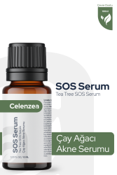 Çay Ağacı Yağı Özlü, Akne, Sivilce ve Siyah Nokta Giderici, Leke Karşıtı SOS Serum 10ml - 1