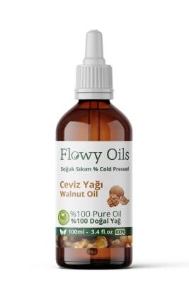 Flowy Oils Ceviz Yağı %100 Doğal Bitkisel Sabit Yağ Walnut Oil 100ml - 1