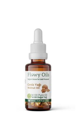 Flowy Oils Ceviz Yağı %100 Doğal Bitkisel Sabit Yağ Walnut Oil 50ml - 1